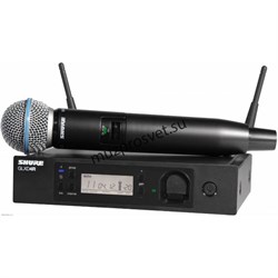 SHURE GLXD24RE/B87A Z2 - цифровая вокальная радиосистема с капсюлем микрофона BETA 87 - фото 159538