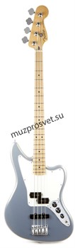 FENDER PLAYER JAGUAR® BASS, MAPLE FINGERBOARD, SILVER 4-струнная бас-гитара, цвет серый - фото 160053