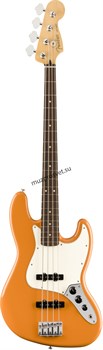 FENDER PLAYER JAZZ BASS®, PAU FERRO FINGERBOARD, CAPRI ORANGE 4-струнная бас-гитара, цвет оранжевый - фото 160073