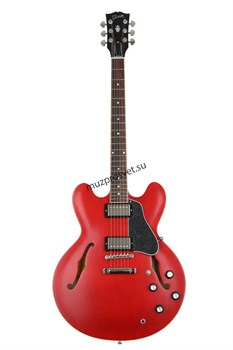 GIBSON 2019 ES-335 SATIN FADED CHERRY полуакустическая электрогитара, цвет вишневый, в комплекте кейс - фото 160185