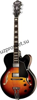 Ibanez AF75 BS полуакустическая гитара - фото 160220