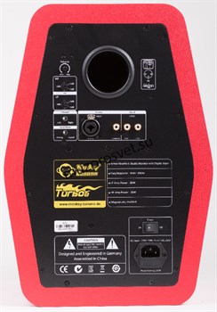 Monkey Banana Turbo 8 red Студийный монитор 8', шелковый твиттер 1', LF 80W, HF 30W, балансный вход, S/PDIF-вход, S/PDIF Thru, ц - фото 160379