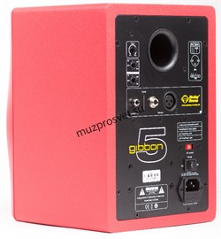 Monkey Banana Gibbon5 red Студийный монитор 5,25', диффузор: полипропелен, твиттер 1', LF 80W, HF 30W, балансный вход XRL/Jack, - фото 160398