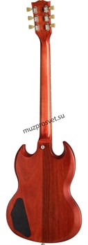 GIBSON SG Tribute Vintage Cherry Satin электрогитара, цвет вишневый, в комплекте кожаный чехол - фото 160514