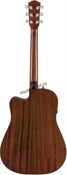 FENDER CD-60SCE Dread Nat WN электроакустическая гитара, цвет натуральный - фото 160887