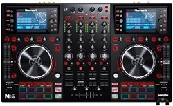 NUMARK NVII, DJ-контроллер для Serato DJ Pro (в комплекте), полноцветные дисплеи для каждой деки, микшер 4 канала - фото 160930