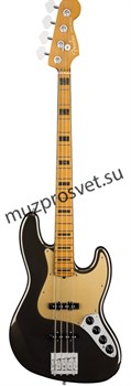 FENDER American Ultra Jazz Bass®, Maple Fingerboard, Texas Tea электрогитара, цвет черный в комплекте кейс - фото 161008