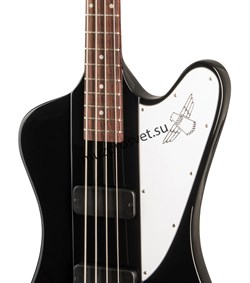 GIBSON Thunderbird Bass Ebony бас-гитара, цвет черный, в комплекте кейс - фото 161028