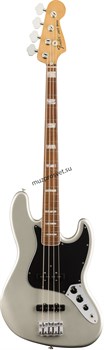 FENDER VINTERA '70S JAZZ BASS®, PAU FERRO FINGERBOARD, INCA SILVER 4-струнная бас-гитара, цвет серый, в комплекте чехол - фото 161034