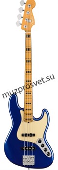 FENDER American Ultra Jazz Bass®, Maple Fingerboard, Cobra Blue электрогитара, цвет синий в комплекте кейс - фото 161040
