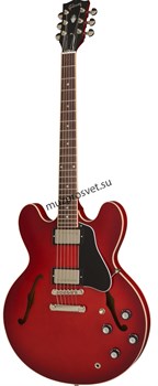 GIBSON 2019 ES-335 Dot, Cherry Burst гитара полуакустическая, цвет санберст в комплекте кейс - фото 161087