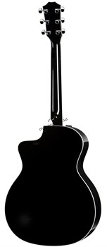 TAYLOR 214CE-BLK DLX электроакустическая гитара, цвет чёрный, в комплекте кейс - фото 161478