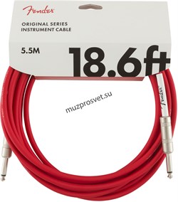 FENDER 18.6' OR INST CABLE FRD инструментальный кабель, красный, 18,6' (5,7 м) - фото 161485