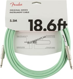 FENDER 18.6' OR INST CABLE SFG инструментальный кабель, зеленый, 18,6' (5,7 м) - фото 161568