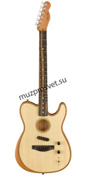 FENDER ACOUSTASONIC TELE NAT W/ BAG электроакустическая гитара, цвет натуральный, в комплекте чехол - фото 161850