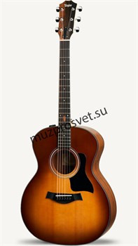 TAYLOR 114e-SB электроакустическая гитара, цвет санбёрст, в комплекте чехол - фото 161998