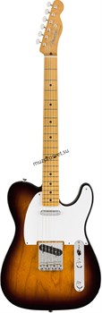 FENDER VINTERA '50S TELECASTER®, MAPLE FINGERBOARD, 2-COLOR SUNBURST электрогитара, цвет санбёрст, в комплекте чехол - фото 162200