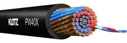 KLOTZ PW04X PolyWIRE кабель мультикор, структура 2х4х0,22 (4 канала), диам 9,5 мм, оболочка ПВХ, цена за метр - фото 162255