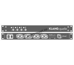 KLANG X-KG-QUELLE-19 Конвертер Dante в аналоговый сигнал со стерео предусилителем для 4 наушников (6,3" Jack stereo). Настраиваемый диапазон чувствительности (–12 / 0 / +12 dB). 44,1-192 кГц 24bit, низкий выходной импеданс. Сеть Dante™ (AES67) 8*8 каналов - фото 162600