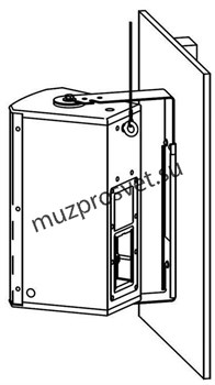 Electro-Voice EVC-UB1-WHT универсальное настенное крепление для систем EVC 8', цвет белый - фото 162864