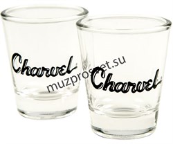 CHARVEL SHOT GLASS SET (2) комплект рюмок с лого Charvel (2 шт.) - фото 162875