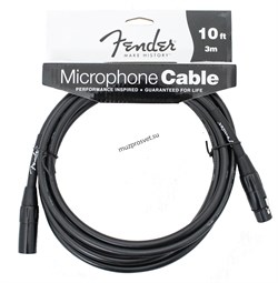 FENDER FENDER 10' MICROPHONE CABLE микрофонный кабель, 3,05 м - фото 162929
