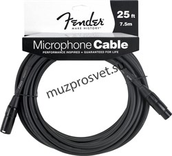 FENDER FENDER 25' MICROPHONE CABLE микрофонный кабель, 7,62 м - фото 162948