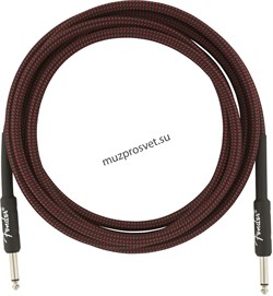 FENDER FENDER 10' INST CABLE RED TWD инструментальный кабель, красный твид, 10' (3,05 м) - фото 162950