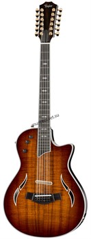 TAYLOR T5Z-12 CUSTOM 12-струнная полуакустическая гитара, цвет натуральный, в комплекте кейс - фото 163044