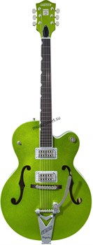 GRETSCH GUITARS G6120T-BSHR-ECG STZR ECG WC полуакустическая гитара, цвет Extreme Coolant Green Sparkle - фото 163385