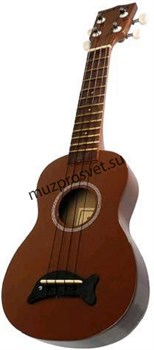 KALA MK-SD/BR MAKALA BROWN DOLPHIN UKULELE укулеле сопрано, цвет коричневый - фото 163573