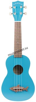 KALA MK-SS/BLU MAKALA SHARK, SOPRANO UKULELE, MAKO BLUE укулеле сопрано, цвет голубой - фото 163593