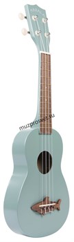 KALA MK-SS/GRY MAKALA SHARK, SOPRANO UKULELE, SHARK FIN GRAY, VINTAGE FINISH укулеле сопрано, цвет серый - фото 163598