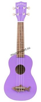 KALA MK-SS/PUR MAKALA SHARK, SOPRANO UKULELE, SEA URCHIN PURPLE, VINTAGE FINISH укулеле сопрано, цвет Sea Urchin Purple - фото 163606