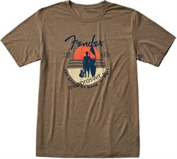 FENDER SUNSET SPIRIT T-SHIRT, OLIVE XL футболка, размер XL - фото 163683