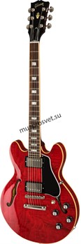 GIBSON 2019 ES-339 FIGURED Sixties Cherry полуакустическая гитара, цвет Sixties Cherry, кейс в комплекте - фото 163757