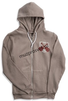 TAYLOR 22987 Zip-Front Hoody, Pewter- XL Свитшот, размер XL - фото 164298