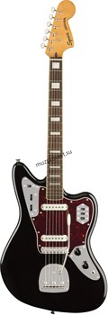 FENDER SQUIER SQ CV 70s JAGUAR LRL BLK электрогитара, цвет черный - фото 164864