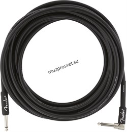 FENDER FENDER 18.6' ANG INST CBL BLK инструментальный кабель, черный, 18,6' (5,7 м) - фото 164998