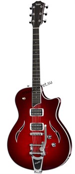 TAYLOR T3/B RUBY RED BURST полуакустическая гитара, цвет Ruby Red Burst, в комплекте кейс - фото 165436