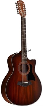 TAYLOR 366CE 12-струнная электроакустическая гитара, цвет натуральный, в комплекте кейс - фото 165452