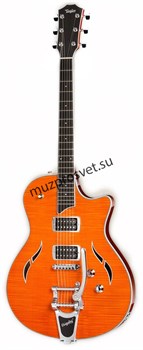 TAYLOR T3/B ORANGE полуакустическая гитара, цвет оранжевый, в комплекте кейс - фото 165472