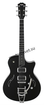 TAYLOR T3/B BLACK полуакустическая гитара, цвет черный, в комплекте кейс - фото 165475
