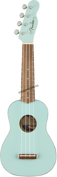 FENDER VENICE SOPRANO UKE DPB WN укулеле сопрано, цвет бирюзовый - фото 165561