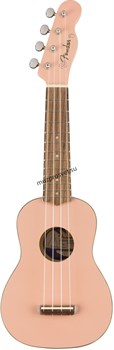 FENDER VENICE SOPRANO UKE SHP WN укулеле сопрано, цвет коралловый - фото 165578