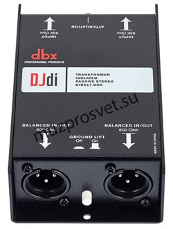 DBX DJDI пассивный двухканальный директ-бокс - фото 165624
