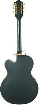 GRETSCH G5420TG-LTD EMTC HLW LTD CDG полуакустическая электрогитара, цвет зеленый металлик - фото 165914