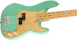 FENDER VINTERA '50S PRECISION BASS®, MAPLE FINGERBOARD, SEA FOAM GREEN 4-струнная бас-гитара, цвет зелёный, в комплекте чехол - фото 166229