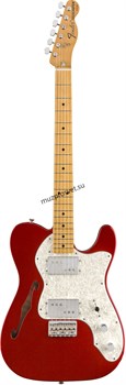 FENDER VINTERA '70S TELECASTER® THINLINE, CANDY APPLE RED полуакустическая гитара, цвет красный, в комплекте чехол - фото 166240