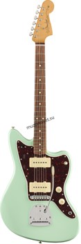 FENDER VINTERA '60S JAZZMASTER® MODIFIED, PAU FERRO FINGERBOARD, SURF GREEN электрогитара, цвет зелёный, в комплекте чехол - фото 166270